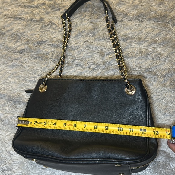 INC Elegant Black Chain Strap Women's Bag - Picture 6 of 6